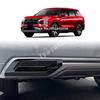 Für Mitsubishi Outlander 2025 2026 ABS Chrom Schwarz Hinterer Stoßfänger Nebelschlussleuchte Lampen-Zierrahmen Auspuffrohr Luftauslass-Zierleiste