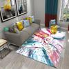 Colorful Marbling Carpet for Bedroom Bathroom Living Room Entryway Rug Non-Slip Rug Floor Carpet Kitchen Entry Rug Home Decor