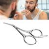 Small Grooming Scissors Stainless Steel Ergonomic Design Rounded Tip Small Nasal Hair Scissors for Eyebrow