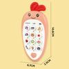 Giocattolo del telefono del bambino Musica Suono Telefono Giocattoli per dormire con il massaggiagengive Simulazione Telefono Giocattolo educativo precoce per bambini Regali per bambini