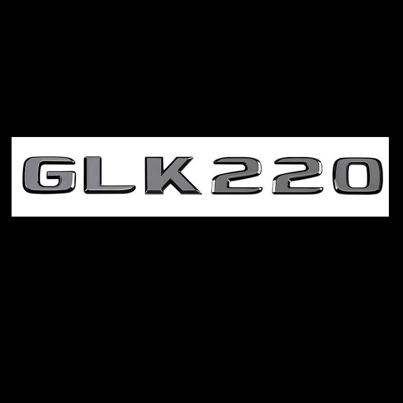 BKS2 3D Car Tail Trunk Letter car sticker GLK200 GLK220 GLK250 GLK260 GLK300 GLK350 Emblem Sticker Mercedes Benz GLK W204 X204