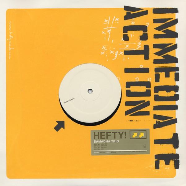 LP Record SAMADHA TRIO  Immediate Action 5 HEFTY023 HEFTY RECORDS E 2000 Japan Dance  Electronica Used