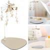 Candle Rotary Holder Rotating Candle Holder Candle Stick Holder Tray Carousel Candle Spinner