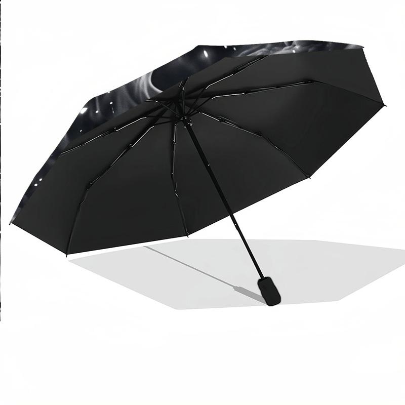 Guns N’ Roses Print 8?Ribs Automatic Umbrella Wind Resistant Lightweight Folding Umbrella For Outdoor Travel