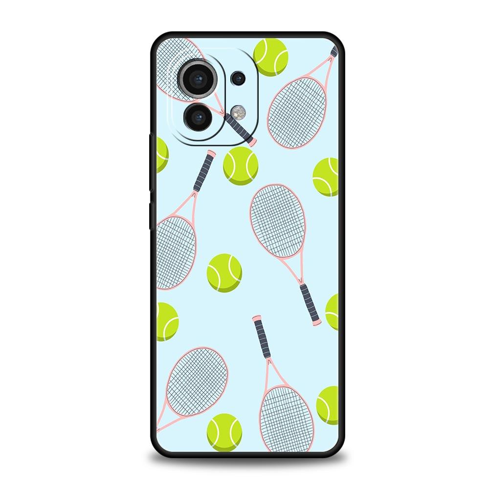Sport Tennis Phone Case For Xiaomi Mi 17 15T 15 14 14T 13T 12T Pro 12 13 Lite 5G 11T Poco X6 X7 X5 Pro Soft Cover