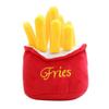 Brinquedos de Pelúcia para Cães com Som, Brinquedos Fofos, Batatas Fritas, Hambúrgueres, Suprimentos para Animais de Estimação, Brinquedos, Suprimentos para Animais de Estimação, Gatos Engraçados