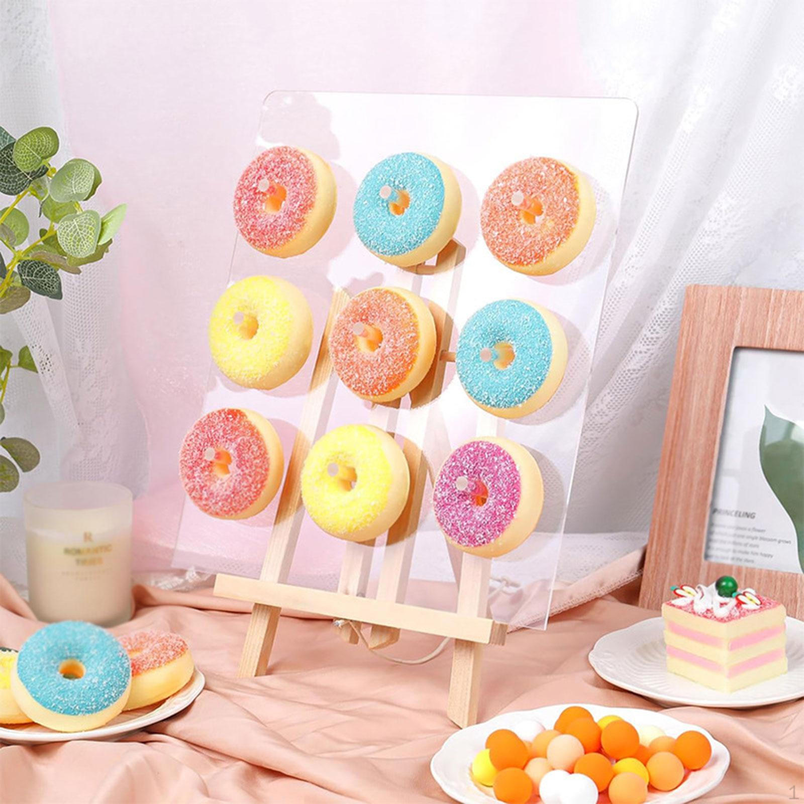 

Стенд для пончиков Акриловый Донат Еда Буфет Square