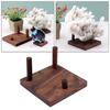 Mineral Display Easel Three Peg Display Easel Stand Wooden base rocks Display Holder