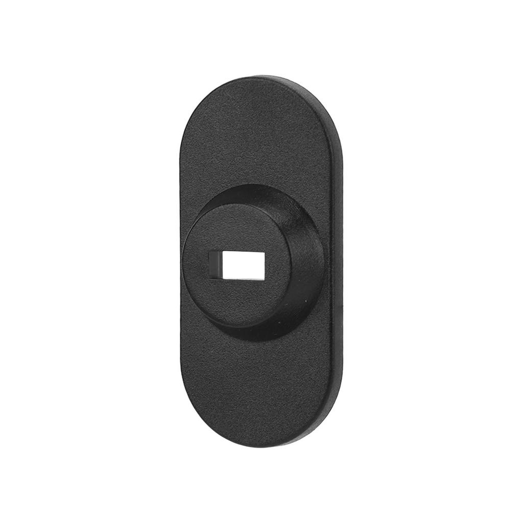 Laptop Ankerplatte Schwarz Diebstahlschutz Schlüsselloch POM Sicherheit Schwarz für Notebook Monitor Telefon