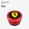Car Cigarette Lighter Cover Dustproof Decoration Cap For Ferrari Roma F80 296 GTB GTS SF90 Stradale Spider Spyde Accessories MQ6