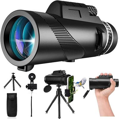 Military Zoom Hd Powerful Binoculars Long Range Portable Professional Telescope Monocular Low Night Vision With Phone Holder Tripod