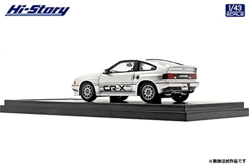 Hi Story Honda Mugen PRO Silver Finished Product HS342SL 1/43 CR-X (1984)