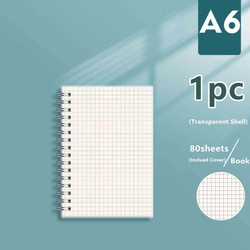A4/A5/A6/B5 Coil Notebook Grids/Blank/Horizontal Line Memo Pad  School Office Supplies