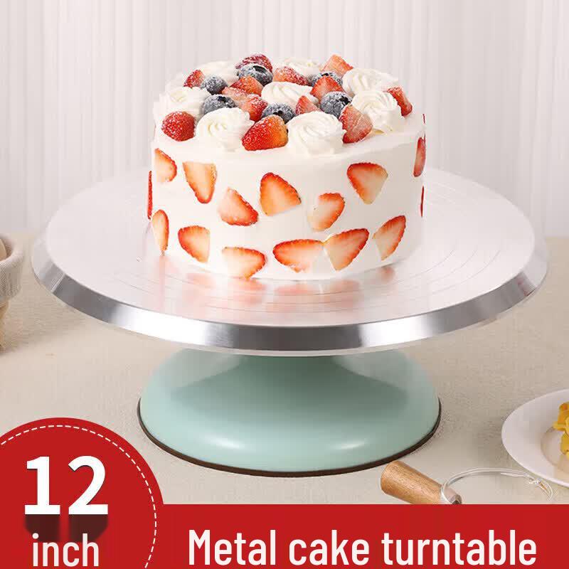 

12-inch Aluminum Cake Decorating Turntable