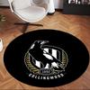 Collingwood Football Club (1) Round Office Rug Decorative Floor Rug for Office Bedroom Living Room and Home Space