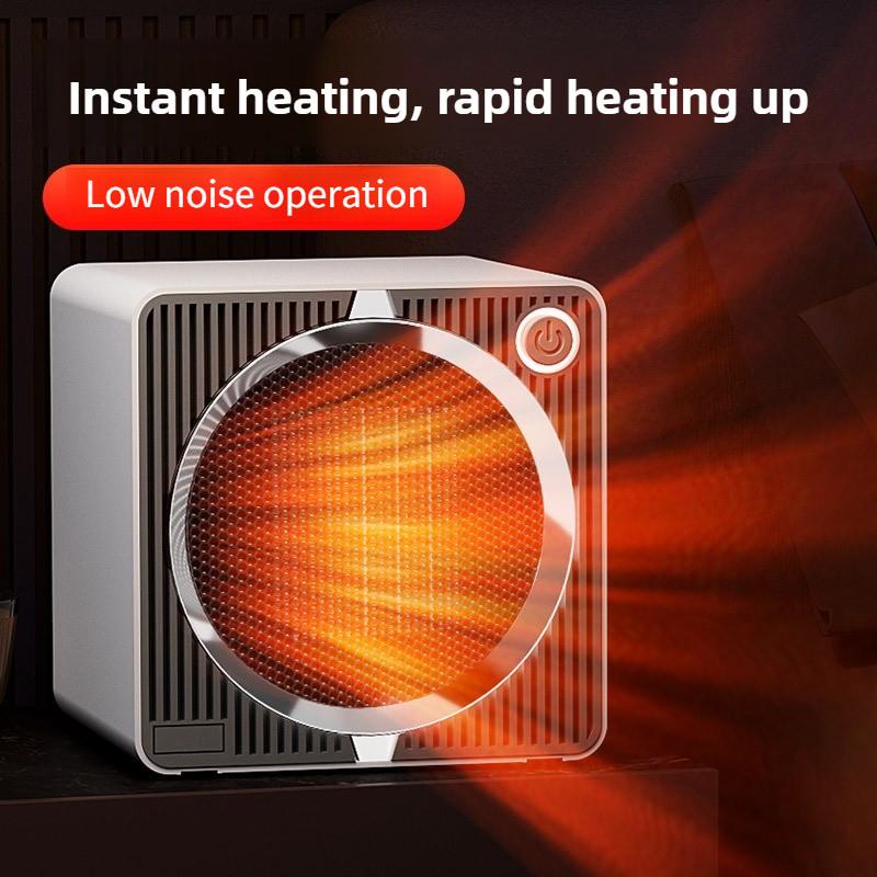 500W Intelligent Constant Temperature Electric Heater 360 ° Thermal Cycle Heating Fan Household Small Desktop Warm Air Blower