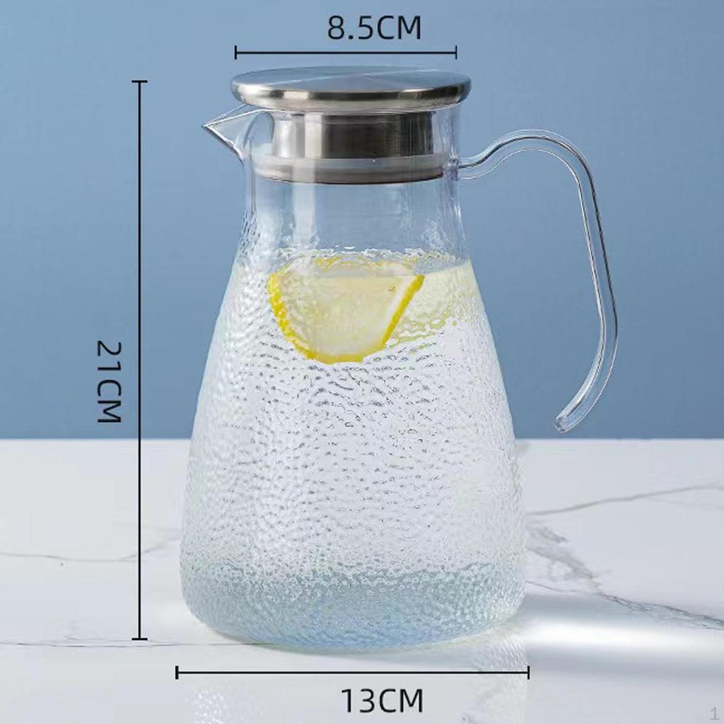 50oz Water Kettle Pitcher with Handle, Beverage Pitcher, Versatile Drink Jug Juice Milk