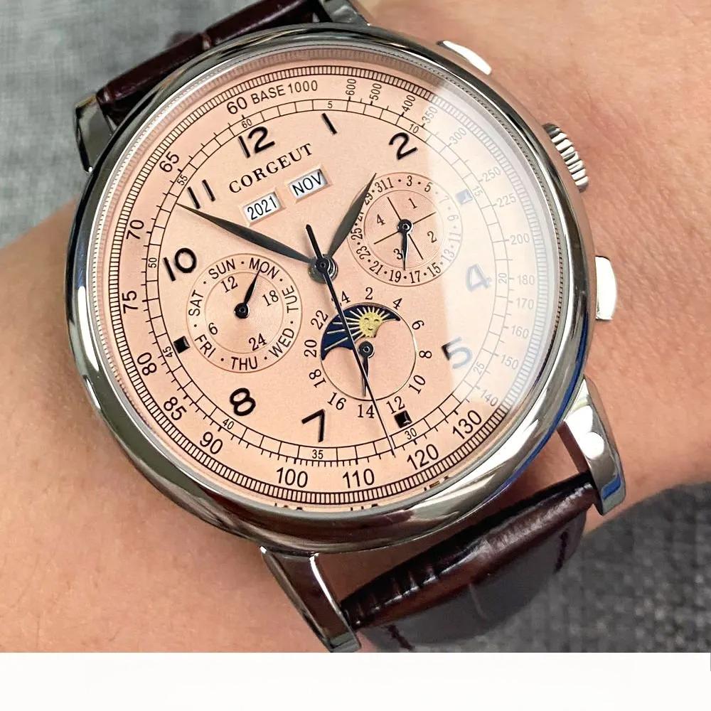 CORGEUT 42MM Automatic Watch ST1655 316L