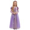 Kid Girl Rapunzel Purple Dress Tangled Cosplay Costume Halloween Christmas Carnival Birthday Party Cosplay Clothes 2-10 Years