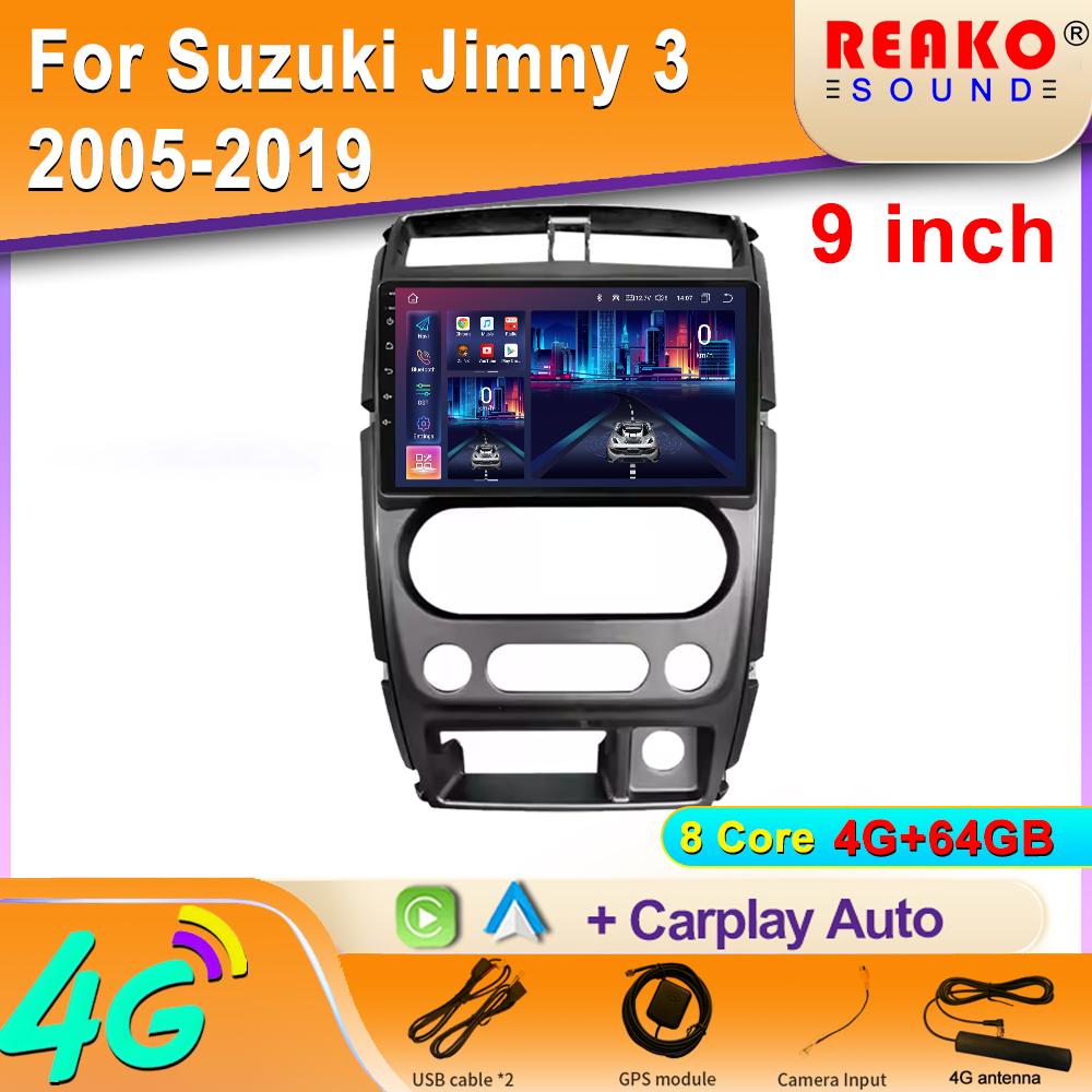 Android Car For Suzuki Jimny 3 2005-2019 Carplay Auto Radio Stereo Multimedia Player GPS Navigation 5G IPS DSP WIFI 2DIN DVD