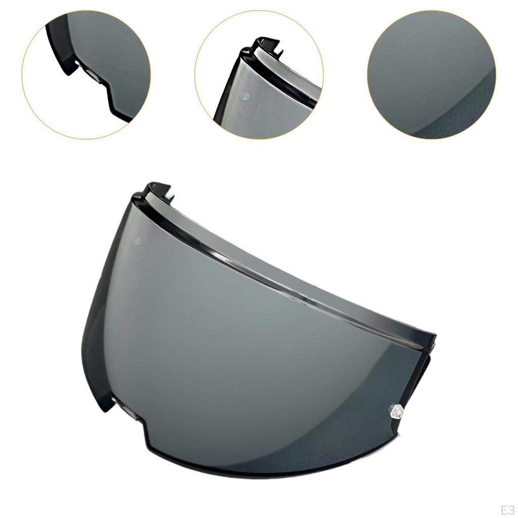 Face Helmet Visor Wind Anti Scratch Easy Installation Replace Part Lens for Ff906 Motorcycle