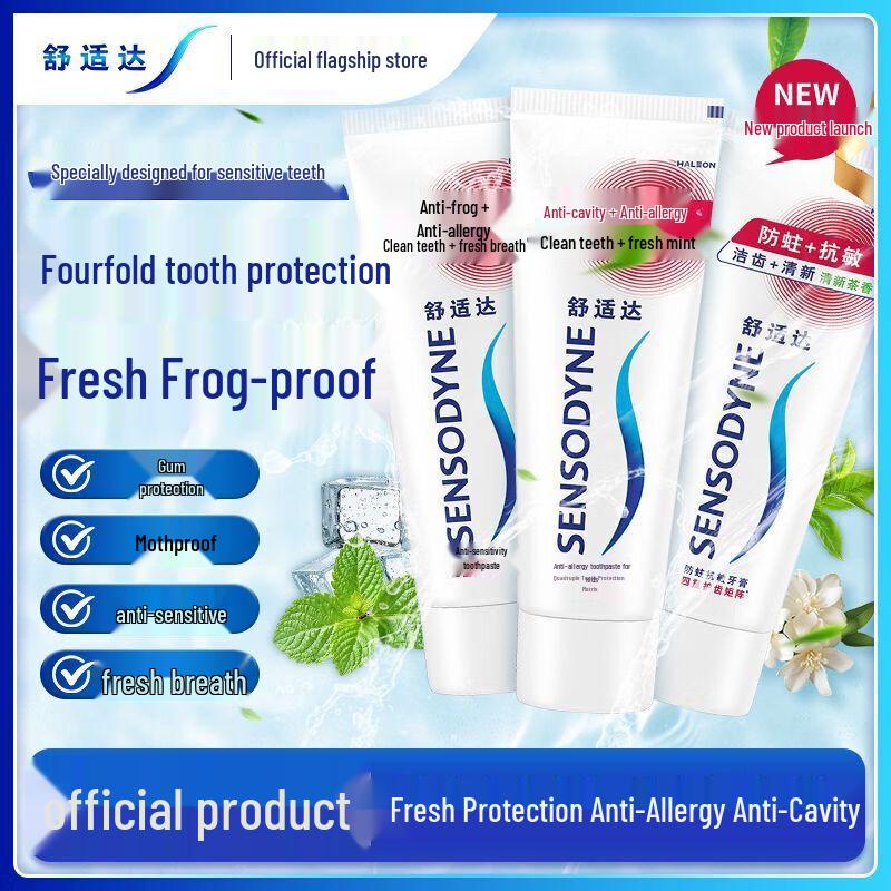 Sensodyne Mint Toothpaste & OMO Dish Soap Bundle