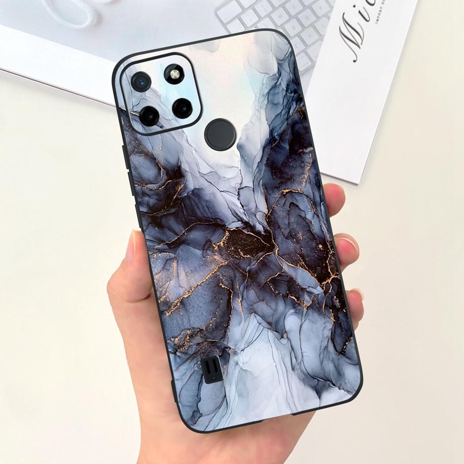 For Realme C21Y Case Realme C25Y Stylish Candy Painted Cover Soft Silicone Phone Case For Realme C21 C 21 Y C25Y RealmeC21 Shell