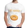 Man Tee Shirt Trade My Sister For A Donut Food Pure Cotton Novelty Round Neck Vintage