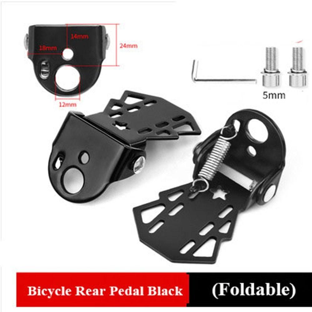 1pair Non-slip MTB Bike Pedals Durable Mounted On Bike Back Wheel Pedals Bike Accessories