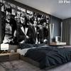 Fab Four Wall Tapestry, Aesthetic Printed Fabric Blanket, Suitable for Bedroom, Living Room, and Home Decor.