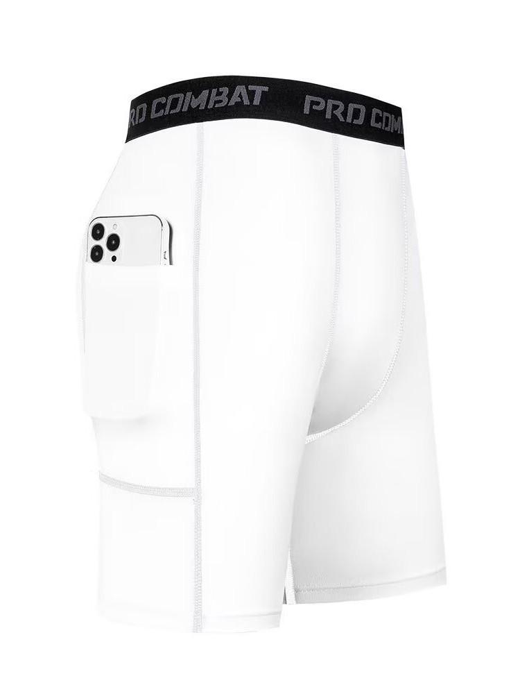 Men's High Elastic Quick Dry Compression Basketball Shorts