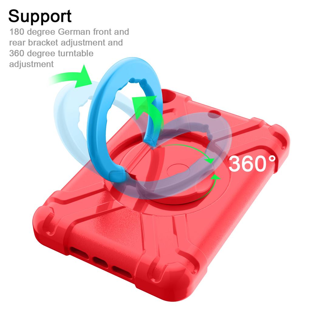 Funda Case For iPad Mini 4 5 7.9inch 360° Rotation Stand Cover Model A1538 A1550 A2124 A2125 A2126 A2133 With Handle Grip EVA PC