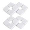 12Pcs Cat Water Fountain Filters Activated Carbon Cat Fountain Filter Replacement for Square Cat Water Fountain Inside