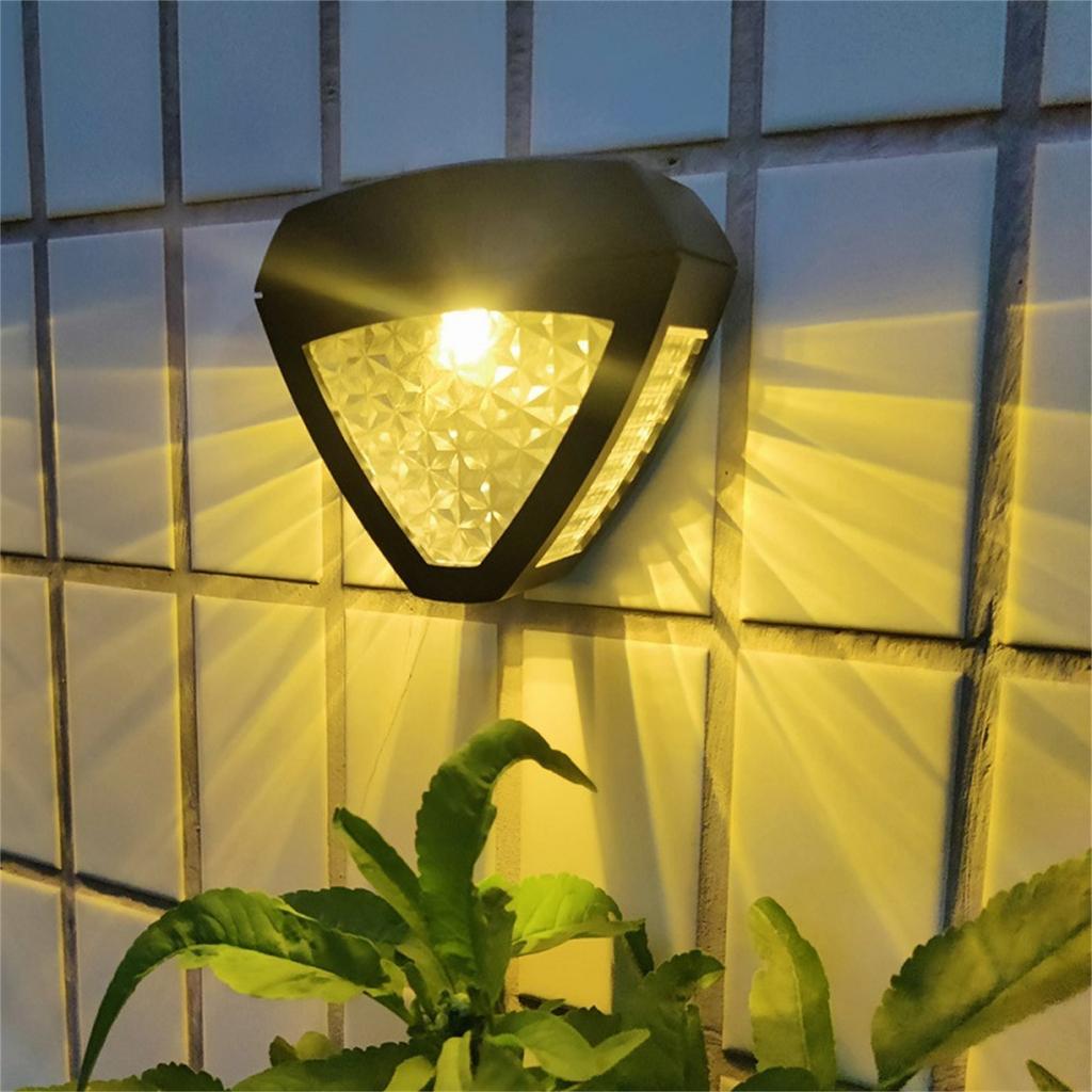 Solar Lights Outdoor, High Brightness & Warm Light Led Solar Stair Lamp, Ip44 Waterproof, For Stairs, Step, Fence, Wall, 8-10 Working Hours