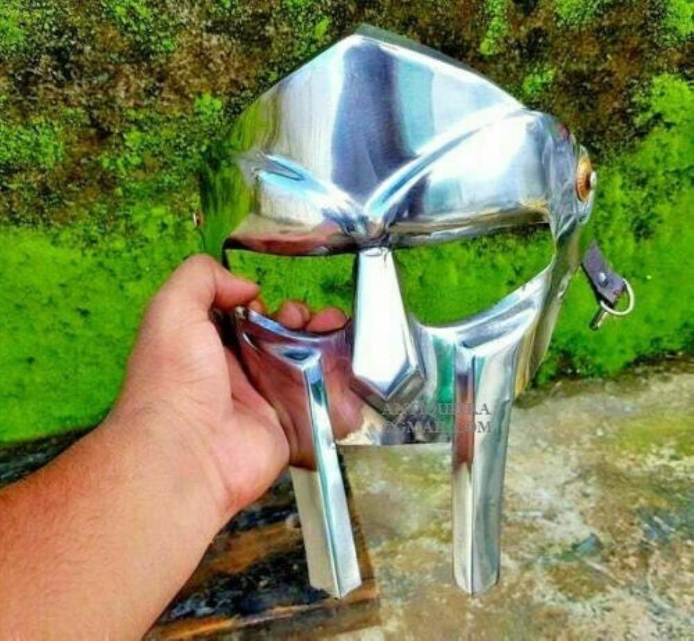 

Маска MF Doom Гладиатор Mad-villain 18G Сталь Латунь Лицевая броня Средневековый шлем M аэро