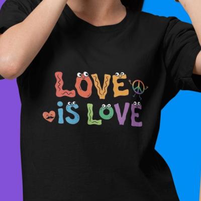 Love Is Love LGBTQ T-shirt | Novelty Tee