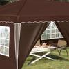 Pop Up Party Tent 575 X 288 X 245 Cm Brown