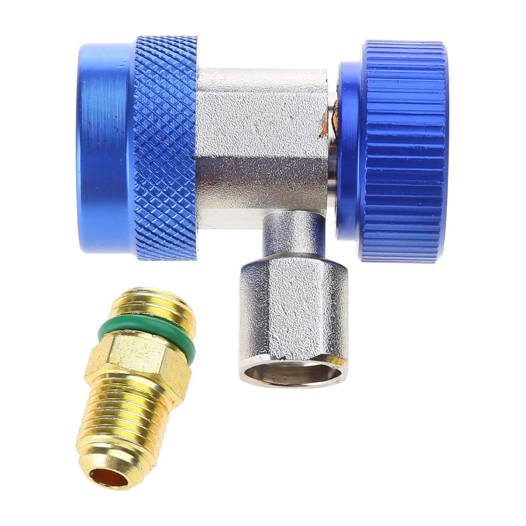 R134A Auto Freons Air Condition Adapters Refrigerant AdjustableQuick Couplers HighLow Connector Manifolds Gauges