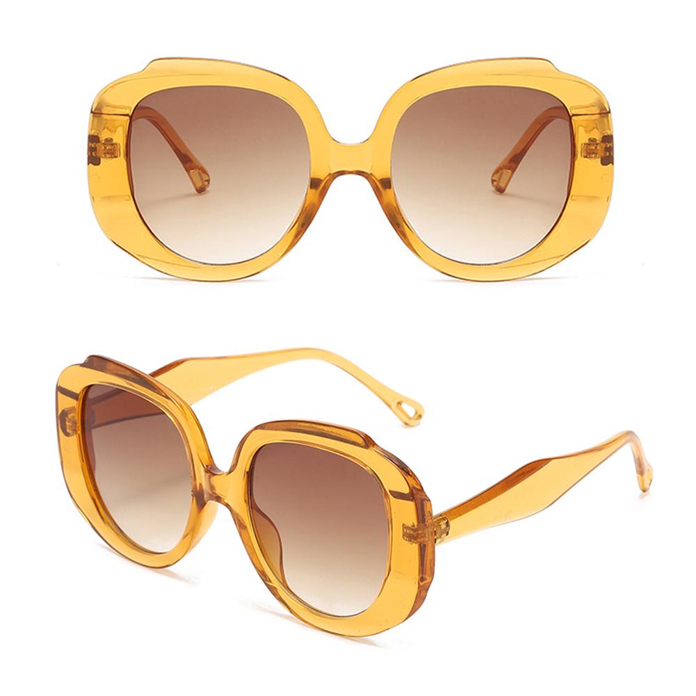 HD Modische Sonnenbrille Großes Gestell Farbverlauf UV-Schutz Sonnenbrille Für Autofahren Und Radfahren