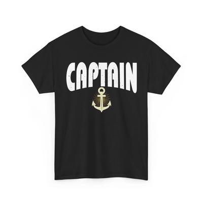 Kapitän des Bootes T-Shirt, Anker-Boots-Segel-Liebhaber Damen Herren