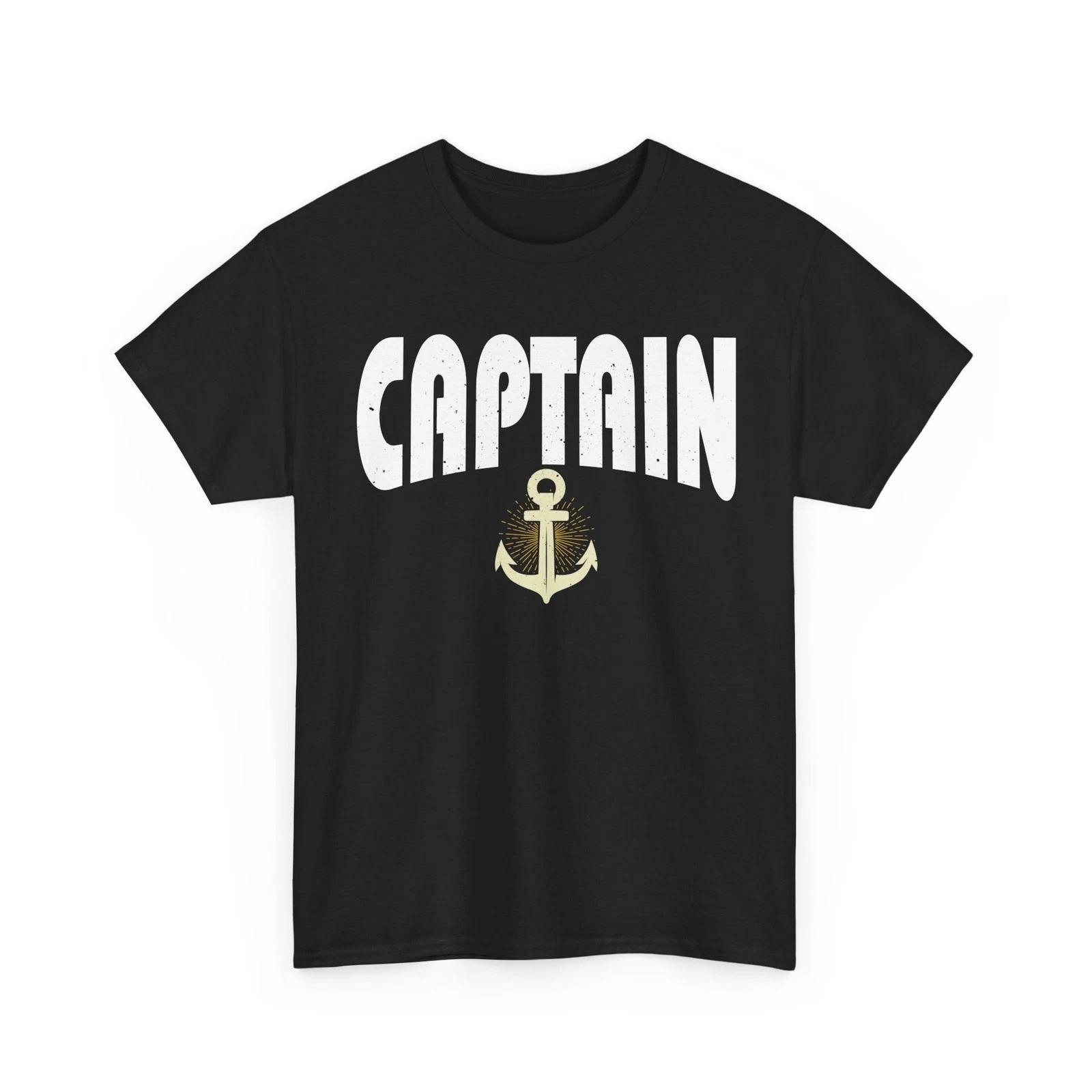 Captain of the Boat T shirt, Anchor Boating Sailing Lovers Women Men Shirt S