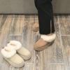 Sheepskin version! Small thick-soled heightening snow boots women's retro comfortable soft-soled plush thickened fluffy shoes short boots