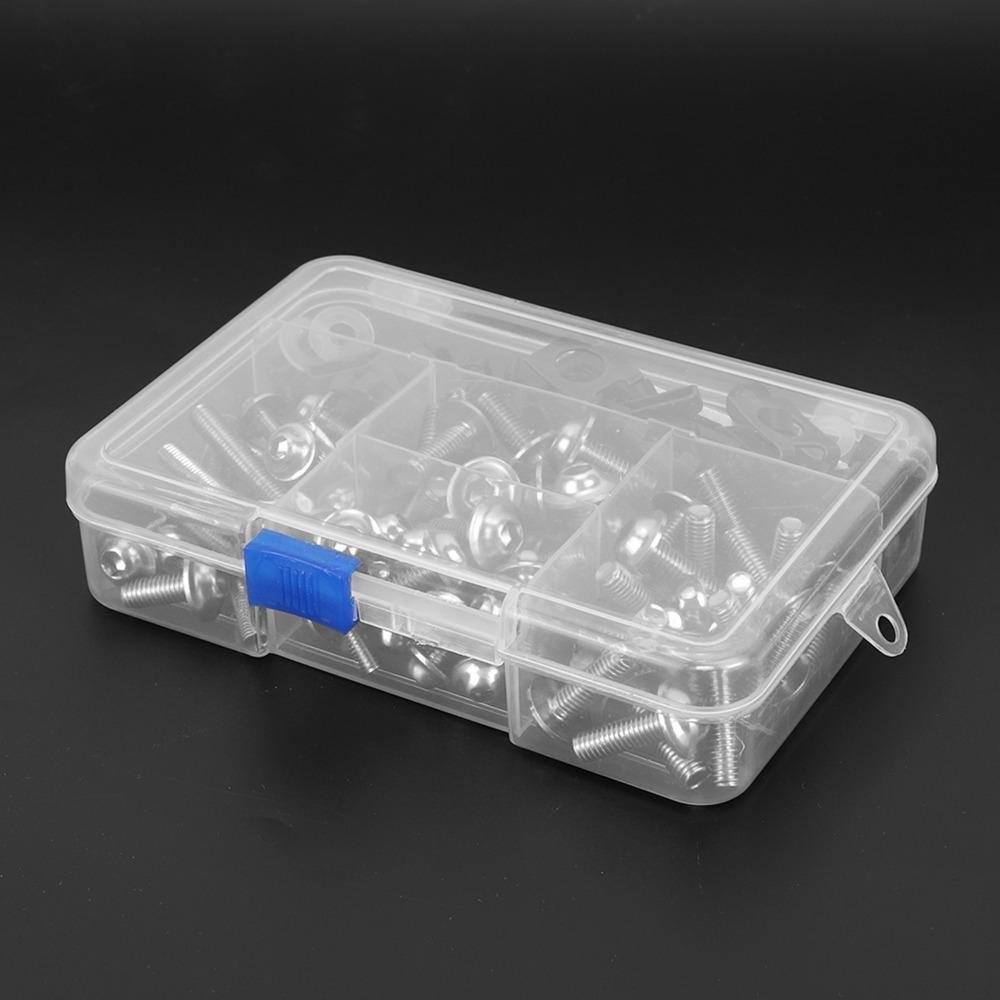 177pcs With Storage Case Fairing Bolt Kit Motorcycle Fastener Clips Set For Motorcycle Windscreen