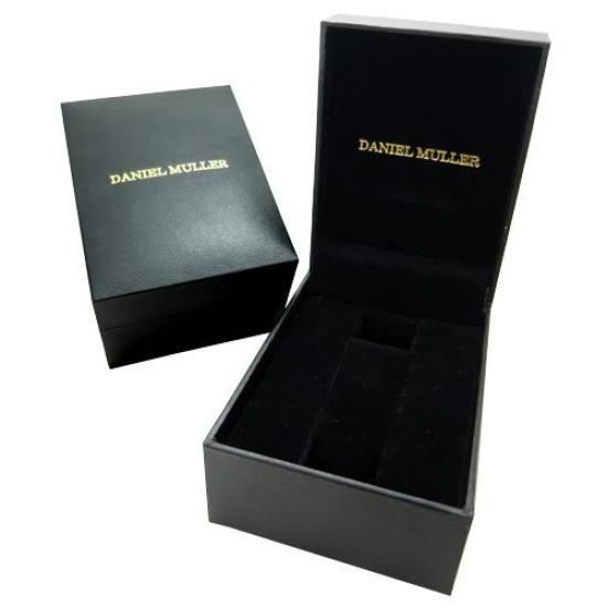 [Daniel Muller] DANIEL MULLER Uhr Alle Edelstahl Chronograph Herrenuhr DM-2003WH Weiß