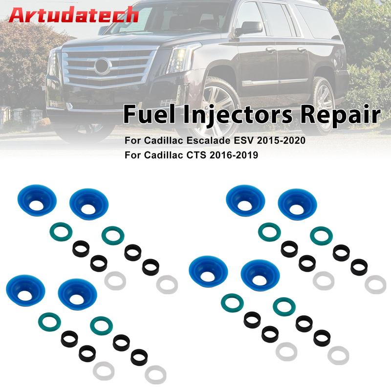 Artudatech Fuel Injector O-Ring Kit Fit for Chevrolet Silverado 1500 - Fit for Camaro Car Accessories