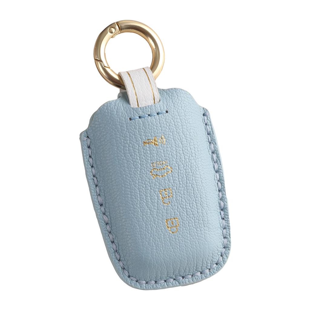 Customized Car Key Cover Is Suitable for Old Kia High-end Leather Pure Hand-stitched Key Protection Shell Buckle