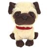 Sunlemon Pups Pug Beige Plush Toy 14x5.5x16cm Animal Dog Stuffed Animal