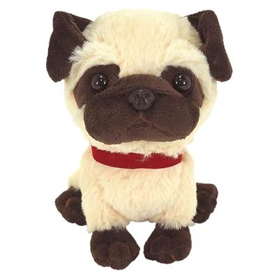Sunlemon Pups Pug Beige Plush Toy 14x5.5x16cm Animal Dog Stuffed Animal