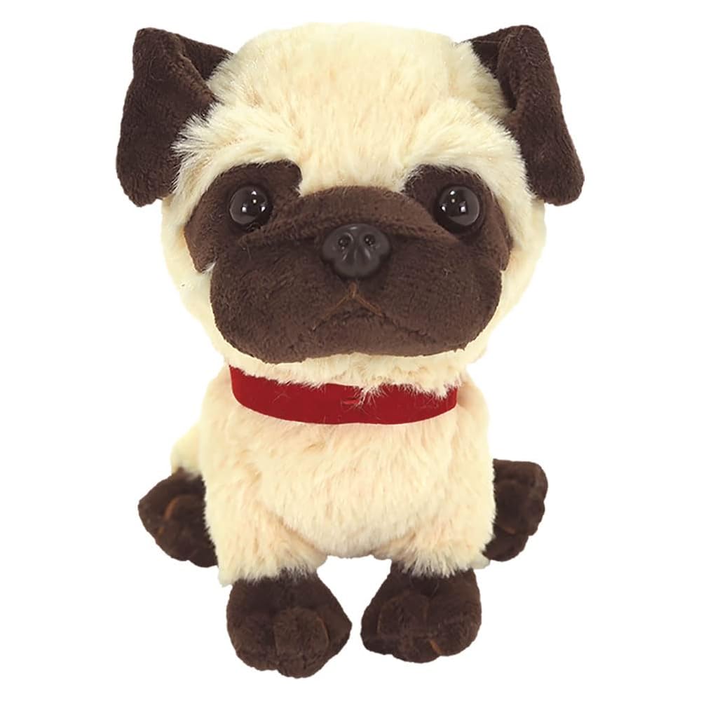 Sunlemon Pups Pug Beige Plush Toy 14x5.5x16cm Animal Dog Stuffed Animal