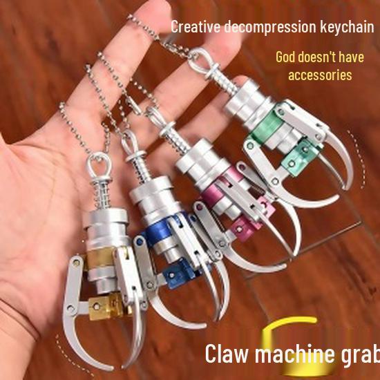 Cross-Border Claw Machine Toy Keychain: Trendy Decompression Figure for Kids